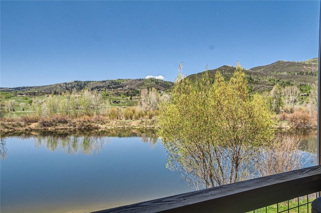 835 Weiss Cir Unit 2, Steamboat Springs, CO 80487 - water view featuring a mountainous background