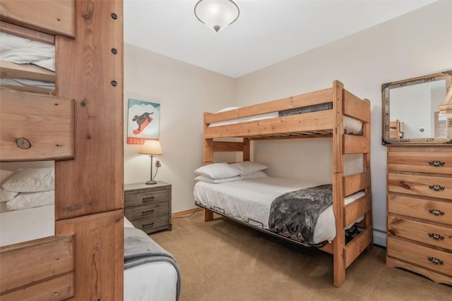 bedroom featuring carpet flooring