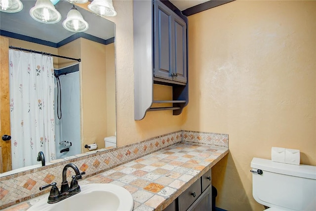 350 Old Fish Creek Falls Rd Unit 350, Steamboat Springs, CO 80487 - full bathroom with toilet, vanity, and a shower with shower curtain
