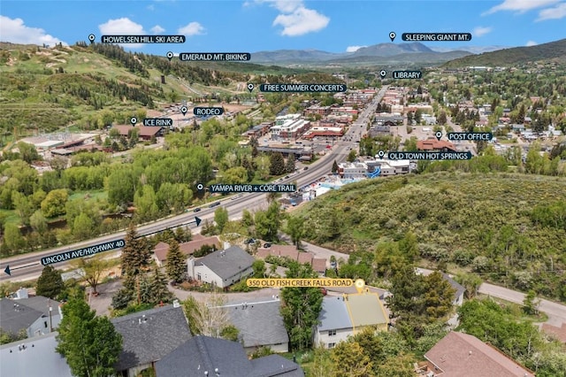 350 Old Fish Creek Falls Rd Unit 350, Steamboat Springs, CO 80487 - view of property location with mountains and nearby suburban area