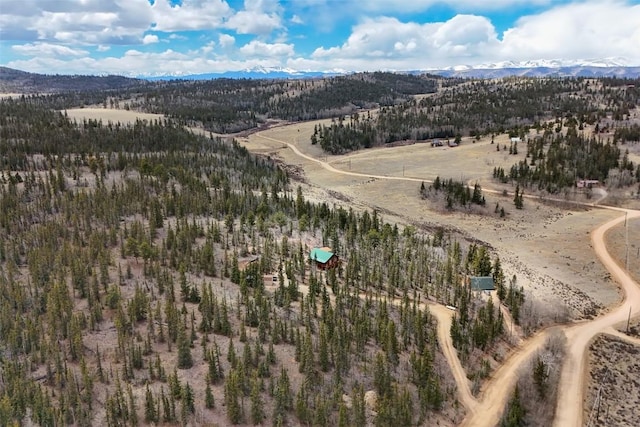 36 Gitche Goone Ln, Como, CO 80432 - bird's eye view of a mountain backdrop and a heavily wooded area