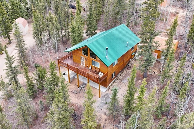 36 Gitche Goone Ln, Como, CO 80432 - aerial view of property and surrounding area