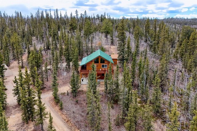 36 Gitche Goone Ln, Como, CO 80432 - view of subject property with a forest