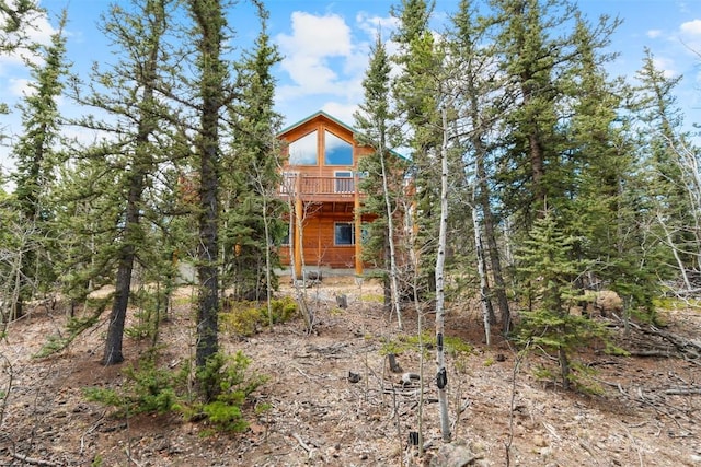 36 Gitche Goone Ln, Como, CO 80432 - back of property with a deck