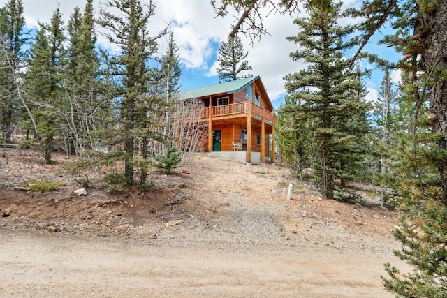 36 Gitche Goone Ln, Como, CO 80432 - view of front of home featuring a deck and metal roof