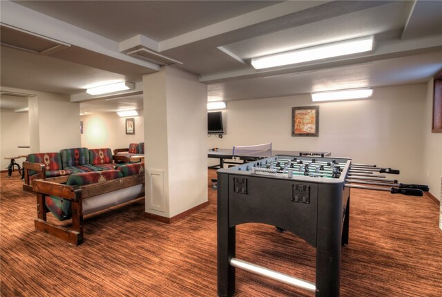 110 Sawmill Rd Unit 6B, Breckenridge, CO 80424 - game room with carpet floors and baseboards