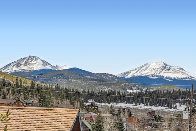 view of mountain feature
