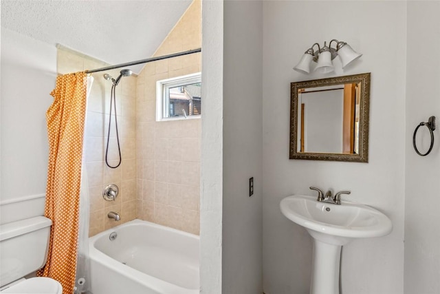 524 Buena Vista Ct, Steamboat Springs, CO 80487 - full bath featuring toilet and shower / bath combination with curtain
