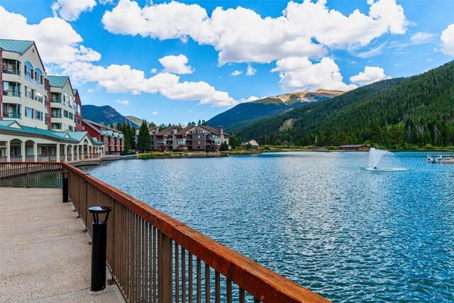 165 Argentine Ct Unit 1407, Keystone, CO 80435 - water view with a mountainous background
