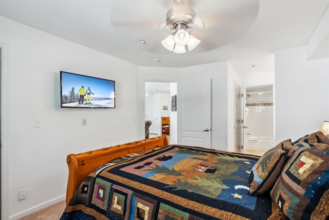 283 Pelican Cir Unit 1703, Breckenridge, CO 80424 - carpeted bedroom with baseboards and ceiling fan