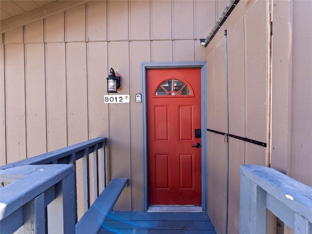 8012 Ryan Gulch Rd Unit B3, Silverthorne, CO 80498 - entrance to property with board and batten siding