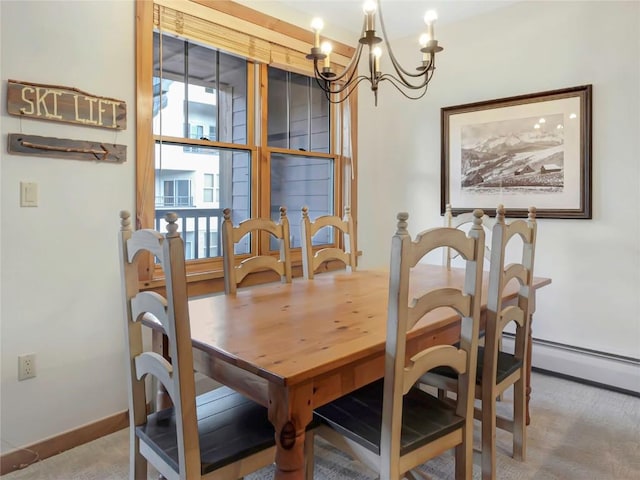 100 Dercum Sq Unit 8389, Keystone, CO 80435 - dining room with a chandelier and plenty of natural light
