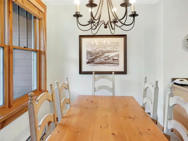 100 Dercum Sq Unit 8389, Keystone, CO 80435 - dining area featuring a chandelier