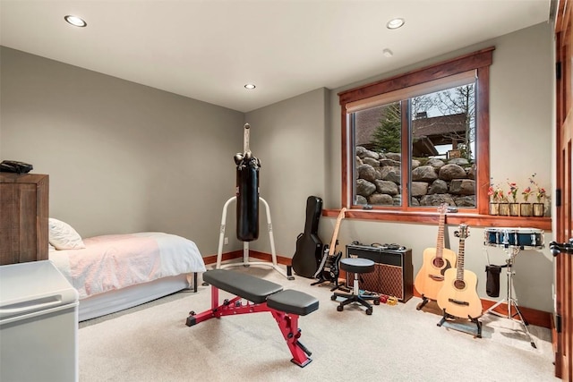 168 Corkscrew Dr, Breckenridge, CO 80424 - carpeted bedroom featuring recessed lighting and baseboards