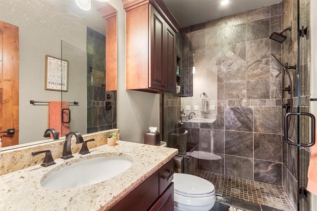 168 Corkscrew Dr, Breckenridge, CO 80424 - full bath with toilet, a shower stall, and vanity