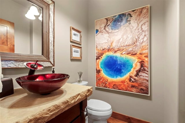 168 Corkscrew Dr, Breckenridge, CO 80424 - half bath with vanity and toilet