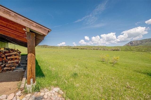 23125 Fawn Creek Rd, Steamboat Springs, CO 80487 - view of green lawn with a view of rural / pastoral area
