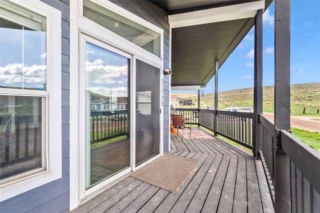 21775 4th Ave, Phippsburg, CO 80469 - view of deck