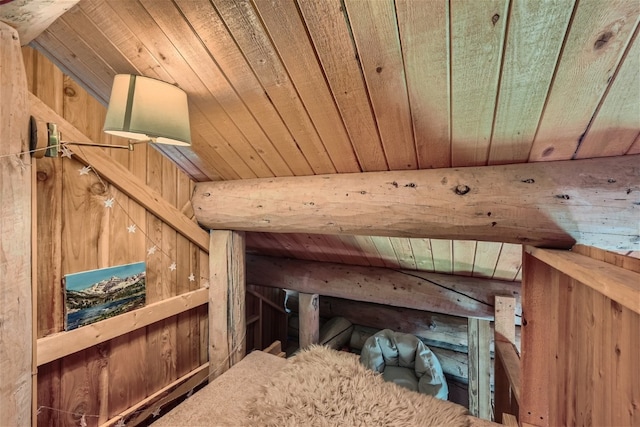 922 Braddock Dr, Breckenridge, CO 80424 - detailed view of wooden ceiling, a sauna, and wooden walls