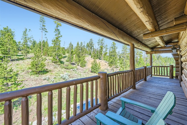 922 Braddock Dr, Breckenridge, CO 80424 - view of wooden deck