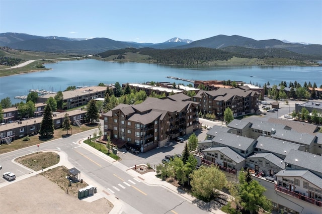 235 E Ln Bonte St Unit 207, Dillon, CO 80435 - aerial view of a water and mountain view