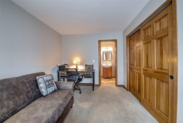 116 Blue Grouse Ln, Silverthorne, CO 80498 - office featuring light colored carpet and baseboards