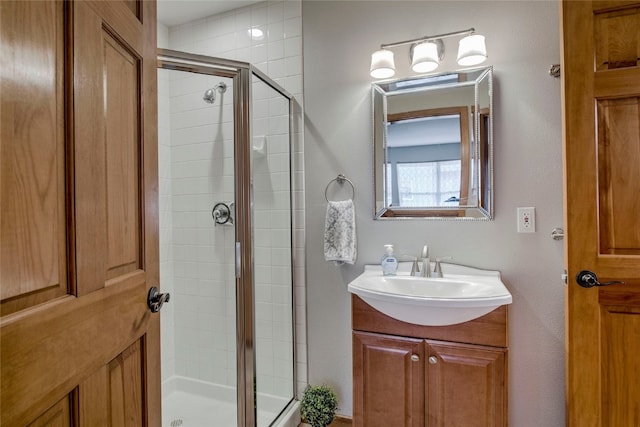 116 Blue Grouse Ln, Silverthorne, CO 80498 - bathroom with a shower stall and vanity