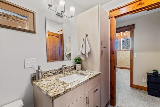 471 Mountain Vista Cir Unit 1, Steamboat Springs, CO 80487 - bathroom with vanity and toilet