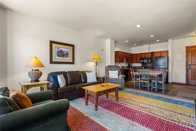 505 S Main St Unit 2305, Breckenridge, CO 80424 - living area with recessed lighting and baseboards