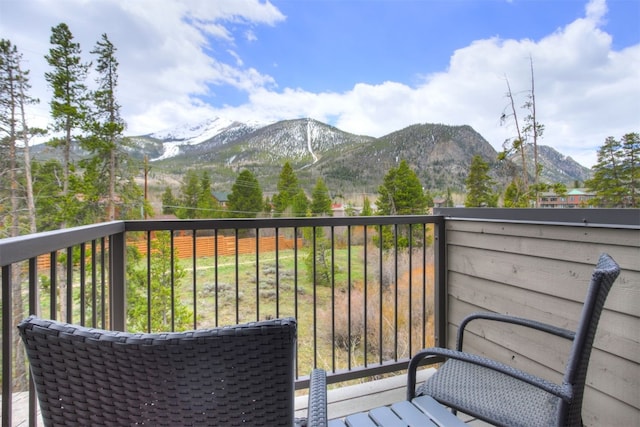 400 Bayview Dr Unit D, Frisco, CO 80443 - balcony with a mountain view
