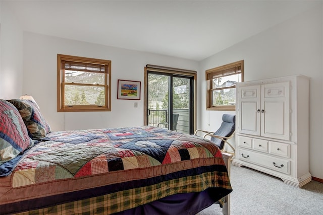 400 Bayview Dr Unit D, Frisco, CO 80443 - bedroom with access to exterior and carpet floors