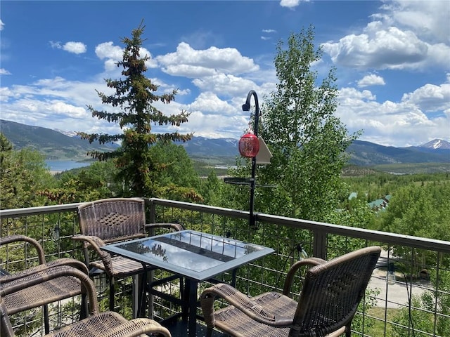 7237 Ryan Gulch Rd Unit 307, Silverthorne, CO 80498 - balcony with a mountain view