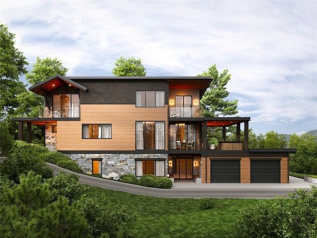 TBD Deerfoot Ave, Steamboat Springs, CO 80487 - back of house featuring a balcony and a garage