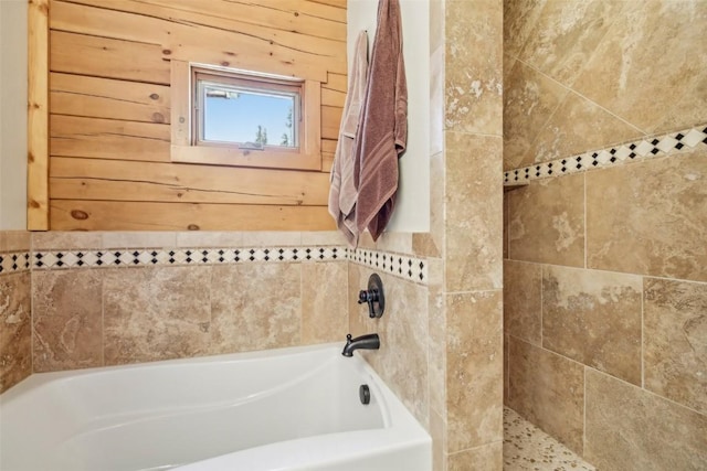 306 Robertson Ln, Breckenridge, CO 80424 - bathroom with a garden tub and tiled shower