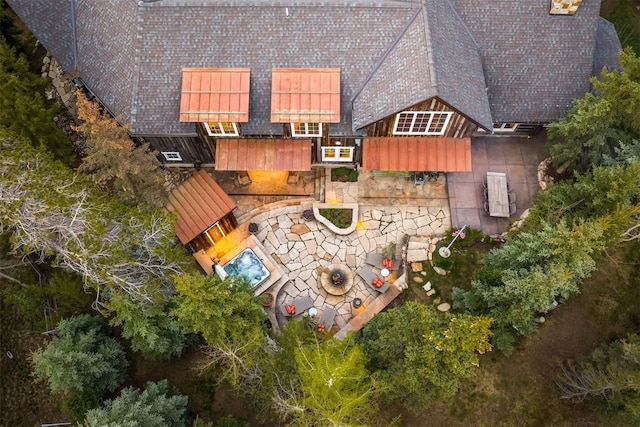 215 Royal Tiger Rd, Breckenridge, CO 80424 - view from above of property