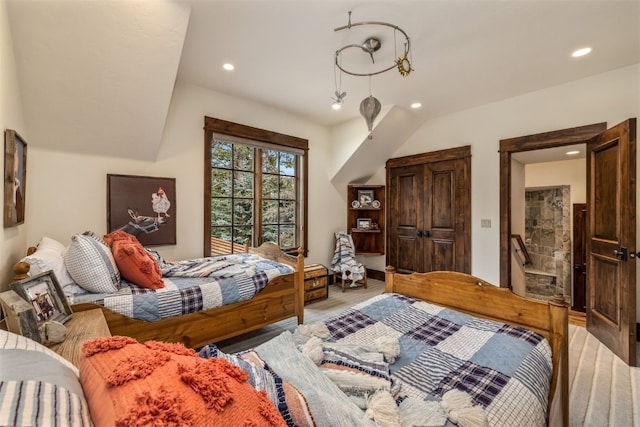 215 Royal Tiger Rd, Breckenridge, CO 80424 - bedroom with recessed lighting and light wood-style flooring