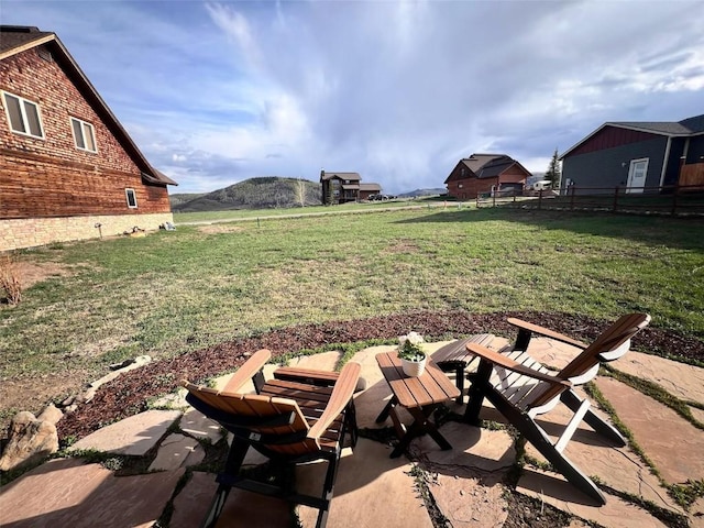 158 Oak Ridge Cir, Oak Creek, CO 80467 - view of yard with a patio area
