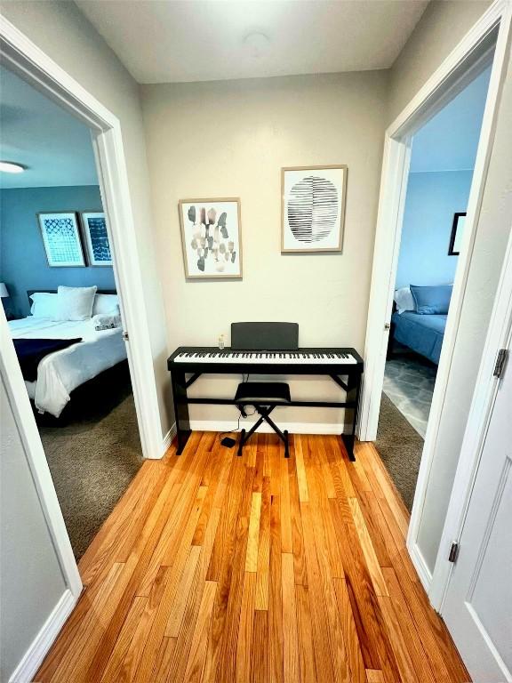 158 Oak Ridge Cir, Oak Creek, CO 80467 - office space with light wood-type flooring