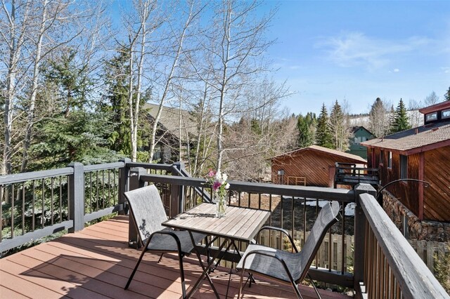481 Marmot Cir, Silverthorne, CO 80498 - view of wooden terrace