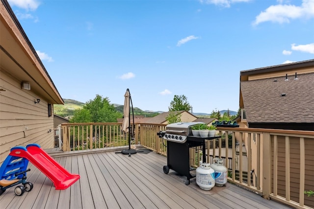 336 N Chipmunk Cir, Silverthorne, CO 80498 - deck with a grill