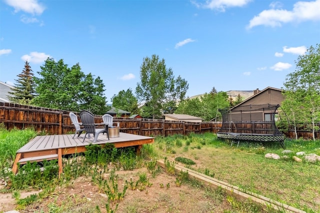 336 N Chipmunk Cir, Silverthorne, CO 80498 - fenced backyard with a deck