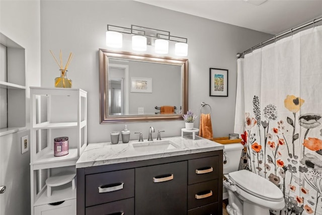 1300 Athens Plz Unit 2, Steamboat Springs, CO 80487 - full bathroom featuring vanity and a shower with shower curtain