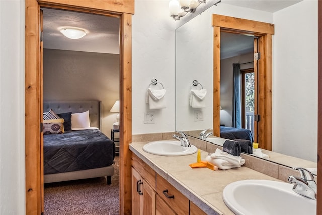 180 Emmett Lode Rd, Breckenridge, CO 80424 - bathroom with double vanity, ensuite bath, and a sink