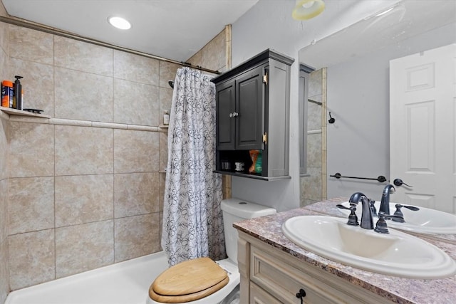 2646 Riverside Dr Unit A, Steamboat Springs, CO 80487 - bathroom featuring vanity and tiled shower