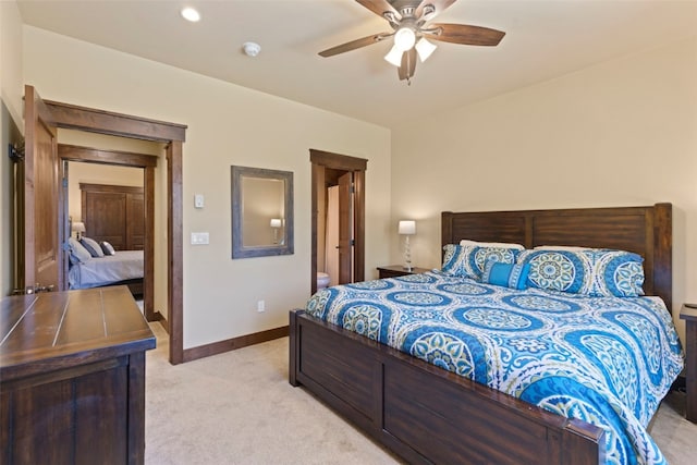 799 Independence Rd Unit 799, Keystone, CO 80435 - bedroom featuring light carpet and ceiling fan
