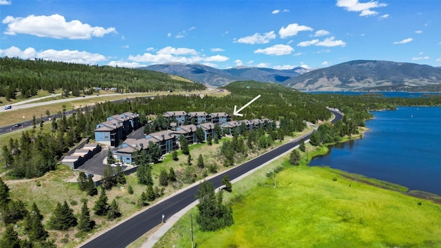 1660 Lakeview Ter Unit 306F, Frisco, CO 80443 - aerial view of a water and mountain view