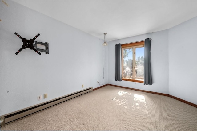2495/2497 Val Disere Cir, Steamboat Springs, CO 80487 - spare room with baseboard heating and carpet floors