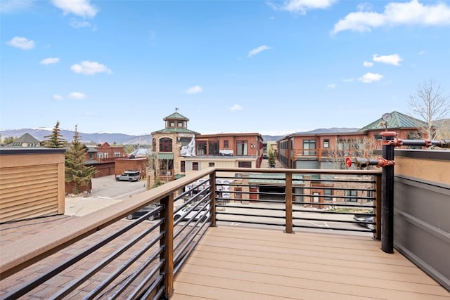 317 Granite St Unit 3, Frisco, CO 80443 - deck featuring a residential view and a mountain view