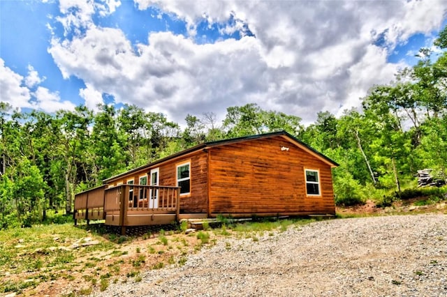 605 Lamb Mountain Rd, Fairplay, CO 80440 - view of side of property featuring a wooden deck