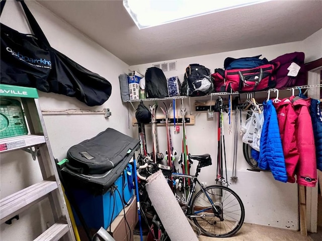 storage featuring visible vents